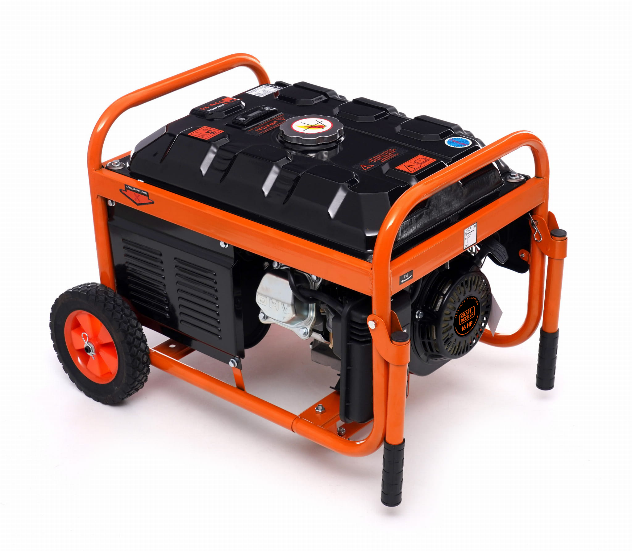 1 Groupe Électrogène Essence 8,5kW 8500W AVR Insonorisé – Image 5