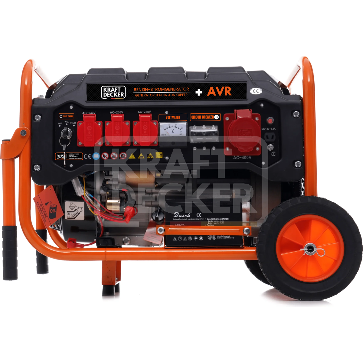 Groupe Électrogène Essence 8,5kW 8500W AVR Insonorisé – Image 1