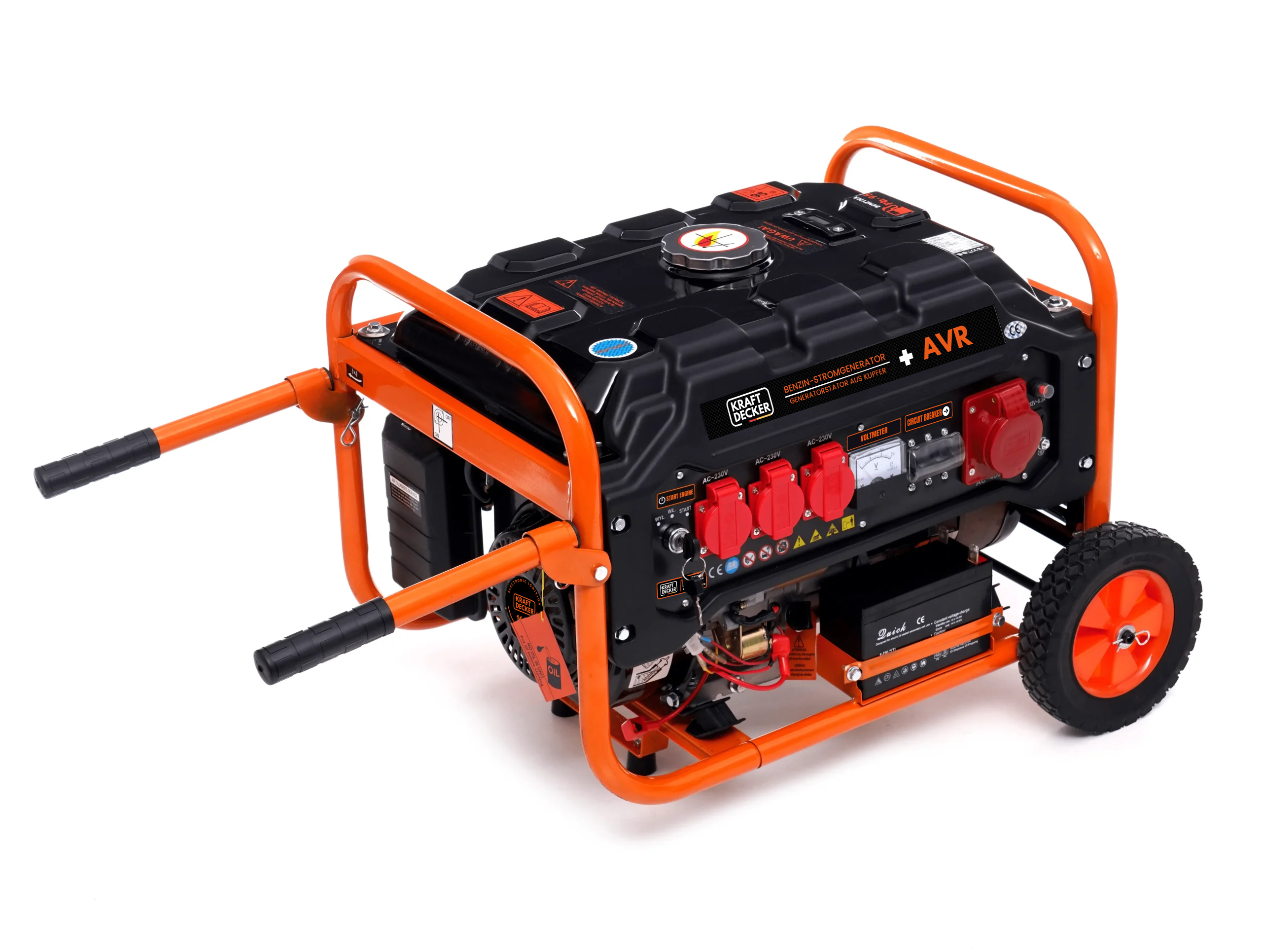 5 Groupe Électrogène Essence 8,5kW 8500W AVR Insonorisé – Image 4